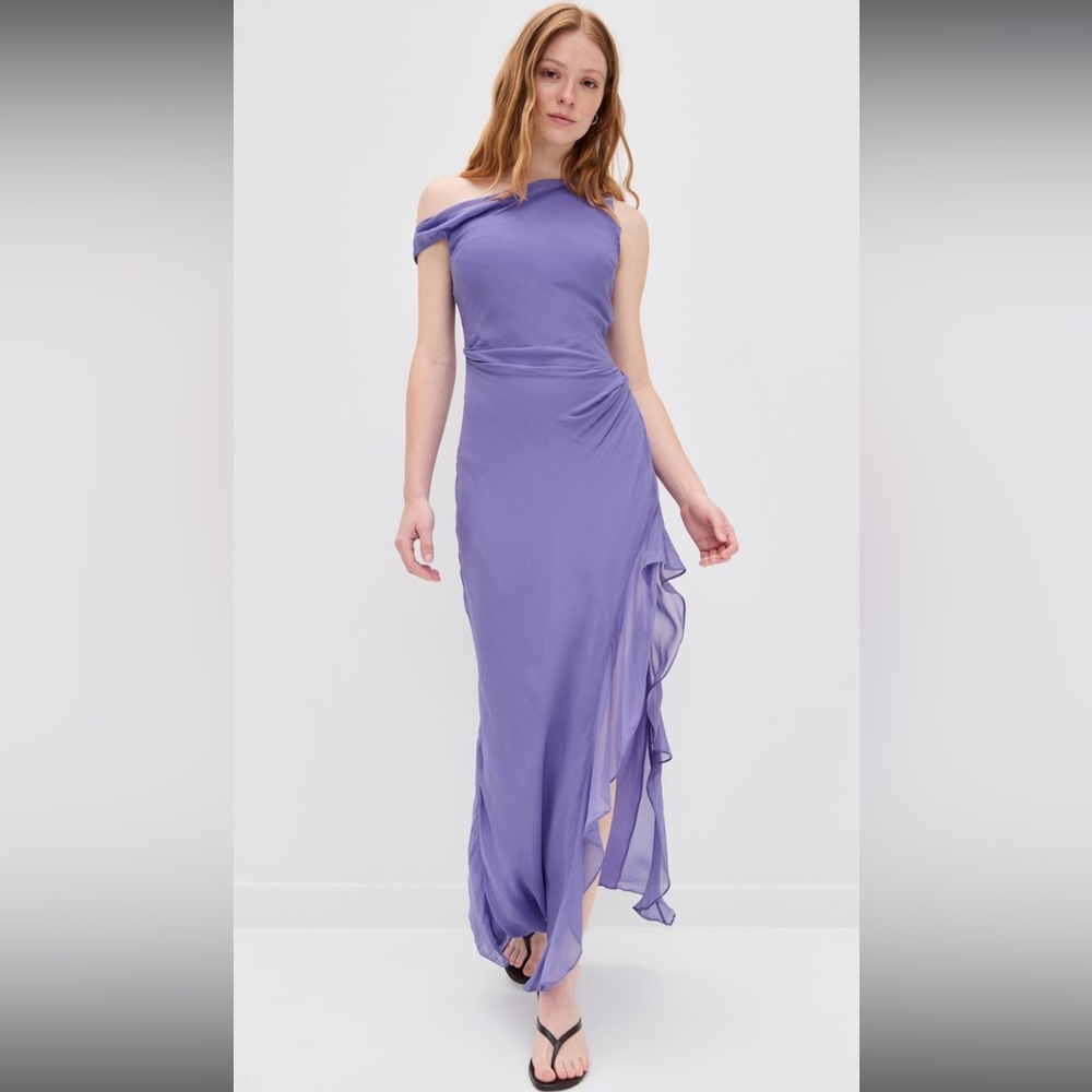 bec + bridge Lavender One-Shoulder Dress